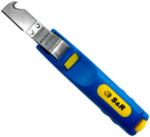 Съемник изоляции S&R 8-28 мм с ножом кабельным (580108128)