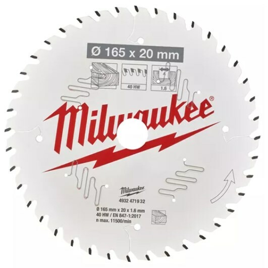 

Пильный диск Milwaukee PFTE 165х20х1.6мм 40 зубьев (4932471932)