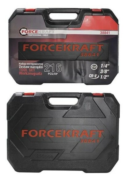 Набір інструментів ForceKraft FK-38841 216 предметів фото 4