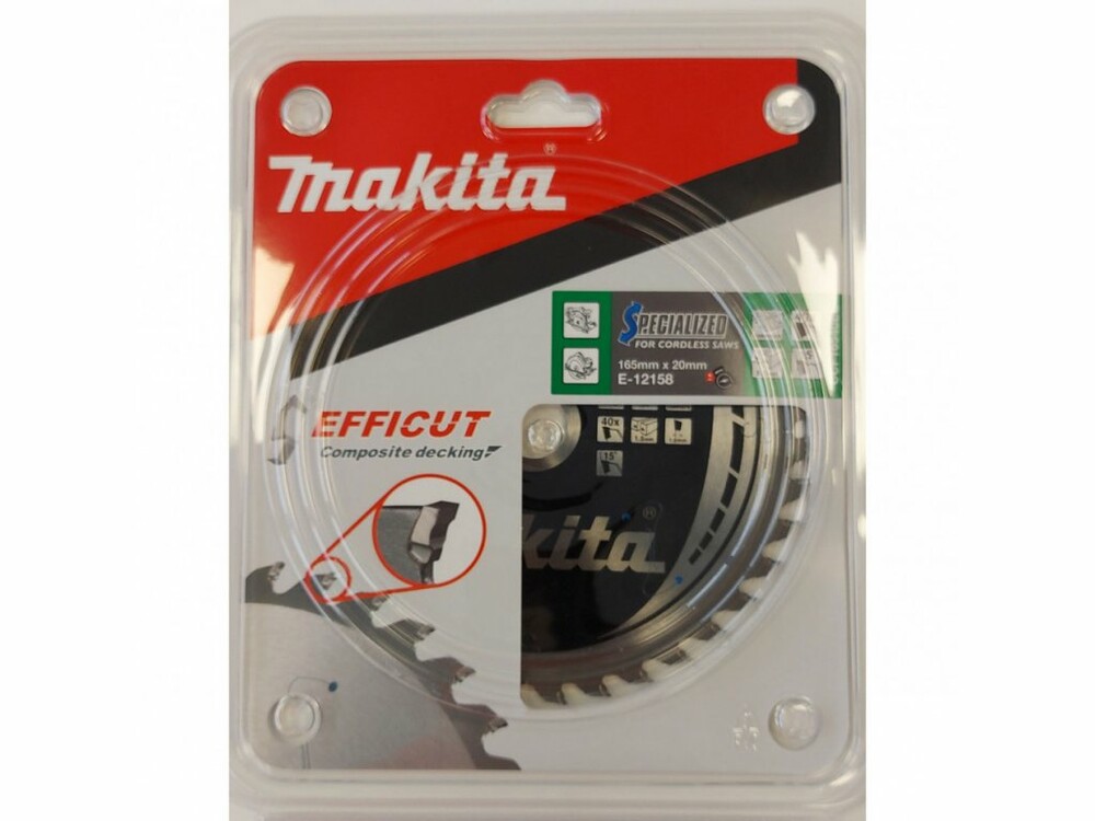 

Пильный диск Makita ТСТ по дереву 165х20х40T (E-12158)