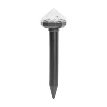 Відлякувач кротів та гризунів на кілку BRADAS - діамант, ABS/LED (CTRL-MO113S)
