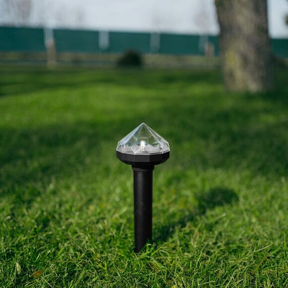 Відлякувач кротів та гризунів на кілку BRADAS - діамант, ABS/LED (CTRL-MO113S) фото 3