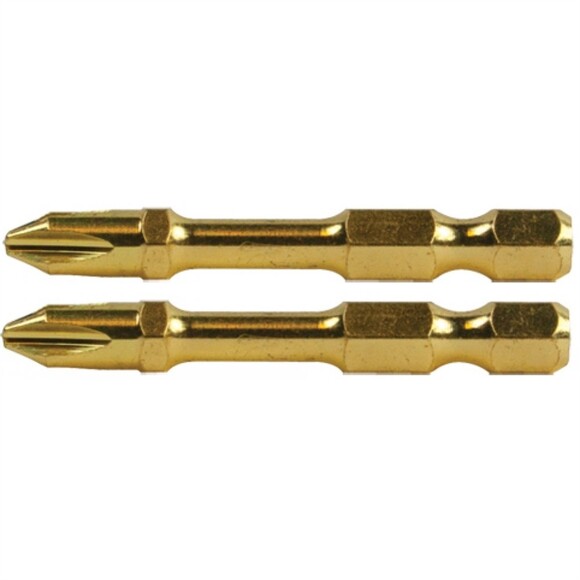 Торсионная бита Makita золотой серии PH3 50 мм, 2 шт (B-28189)