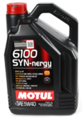 Моторное масло Motul 6100 Syn-nergy, 5W40 5 л (107979)