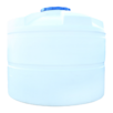Пластиковая емкость Пласт Бак 750 л широкая, вертикальная, белая (00-00012246)