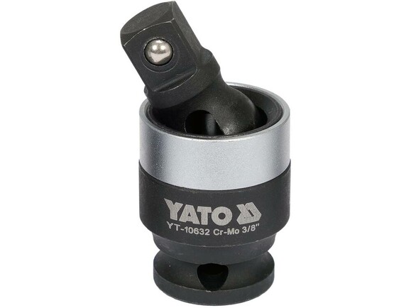 Удлинитель карданный ударный Yato 3/8", 48 мм (YT-10632) изображение 3