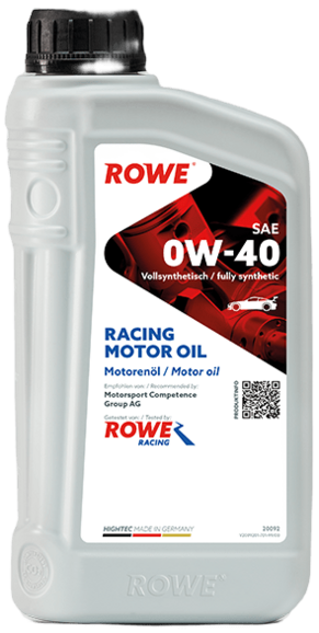 Моторное масло ROWE HighTec Racing Motor Oil SAE 0W-40, 1 л (20092-0010-99)
