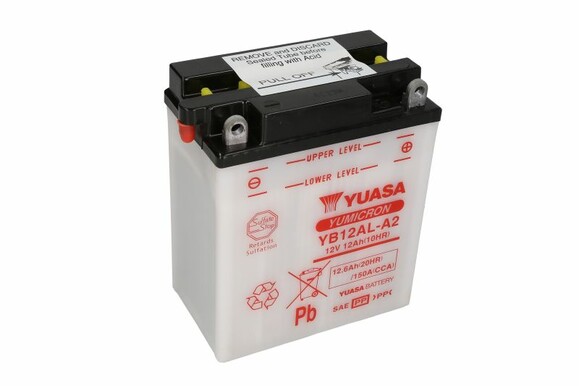 Мото акумулятор Varta YB12AL-A FUN 12В 12.6Аh 150А R+ фото 3