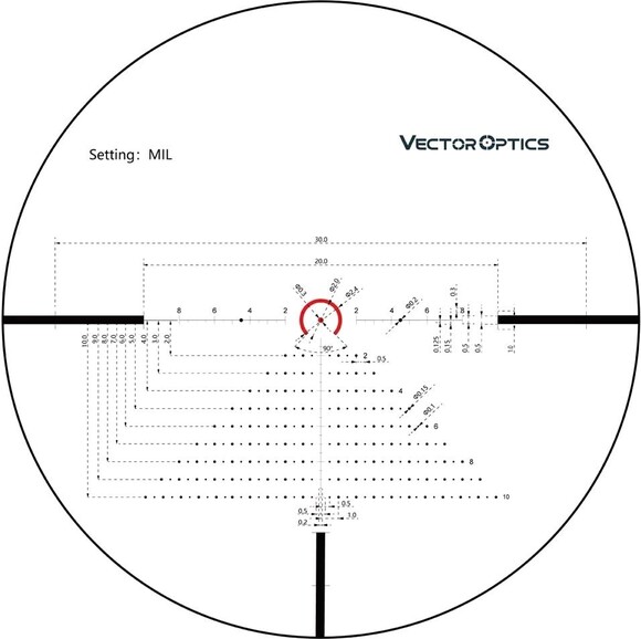 Приціл оптичний Vector Optics Constantine 1-8x24, illum. SFP, 30 мм (SCOC-27) фото 11