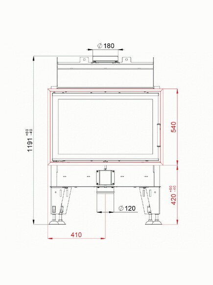 Каминная топка BeFHome FEEL 8 (000-0001806) изображение 2