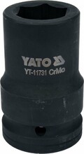 Головка торцевая ударная Yato Cr-Mo 27х80 мм, 6-гранная (YT-11731)