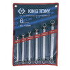 Набір ключів KING TONY 6 одиниць, 6-17 мм, накидні (1706MR)
