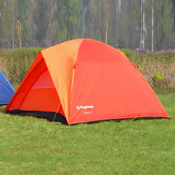 Палатка KingCamp Family 3 (KT3073) Red изображение 4