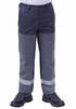 Рабочие брюки сварщика Free Work Fenix серо-синие р.64-66/5-6 (61558)