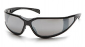 Защитные очки Pyramex Exeter Silver Mirror Anti-Fog зеркальные черные (2ЕКЗЕ-70)