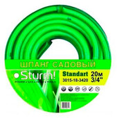 Шланг Sturm садовий 3/4" 30м Standart салатовий (3015-18-3430)