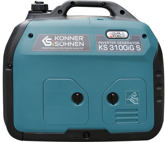 Інверторний двопаливний генератор Konner&Sohnen KS3100iG S фото 8
