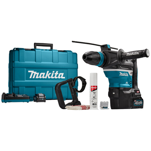 Перфоратор аккумуляторный Makita SDS-MAX XGT 40 V MAX HR005GM202 изображение 6