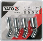 Головки торцевые Yato 14-21 мм (YT-38520) 4 шт