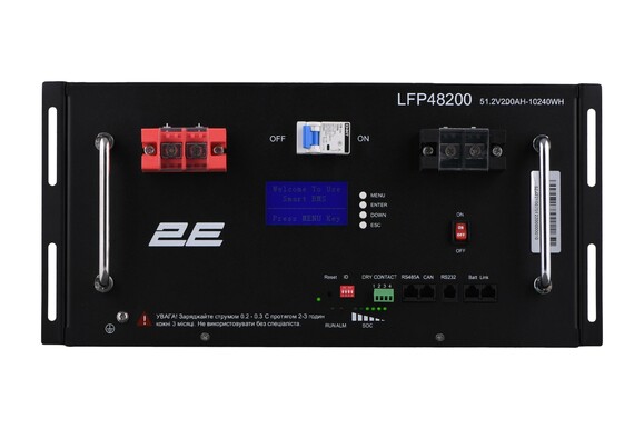 Аккумуляторная батарея 2E LFP48200 48В/200 Ач (2E-LFP48200-LCD) изображение 2