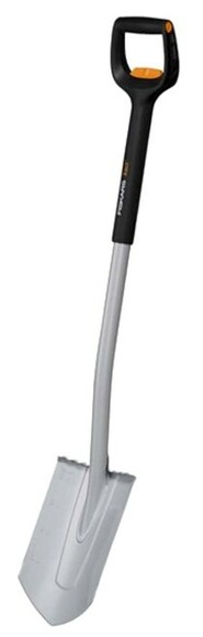 Телескопическая лопата Fiskars Xact с закругленным лезвием (1066732)