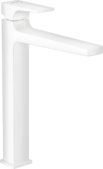Змішувач для раковини Hansgrohe Metropol 260 32512700 одноважільний, зі зливним клапаном, push-open, для раковини в формі таза, матовий білий