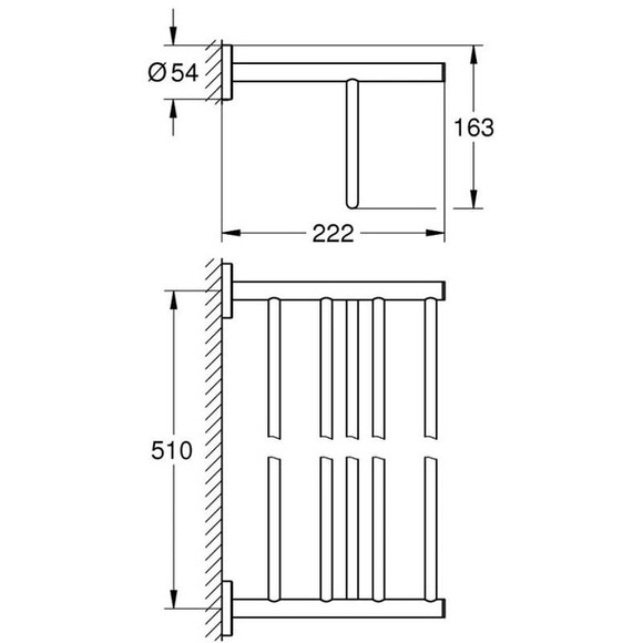 Тримач для рушників Grohe Essentials Multi (40800001) (52213) фото 2