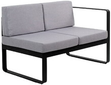 Двомісний диван OXA desire, лівий модуль, чорний антрацит (40030005_14_57)