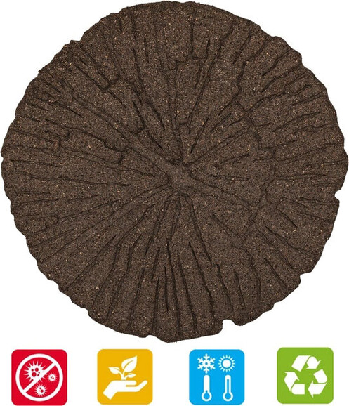 Декор MultyHome, трещины для садовых дорожек 45х45 см, коричневый (5903104900182) изображение 7