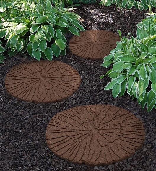 Декор MultyHome, трещины для садовых дорожек 45х45 см, коричневый (5903104900182) изображение 4