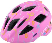 Велосипедный шлем детский Grey's, S, розовый, матовый (GR22142)