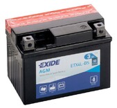 Акумулятор EXIDE ETX4L-BS, 3Ah/50A