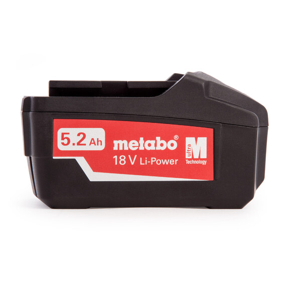 Аккумуляторный блок Metabo 18 В 5,2 Aг, LI-Power Extrem (625592000) изображение 2