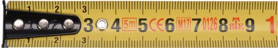 Рулетка Yato с нейлоновым покрытием 5 м x 19 мм (YT-71056) изображение 3