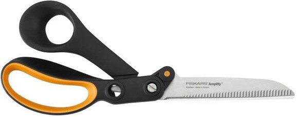 Ножиці для важкої роботи з зазубреним лезом Fiskars 24 см (1020223)