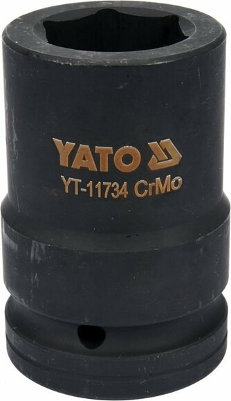 Головка торцевая ударная Yato Cr-Mo 30х80 мм, 6-гранная (YT-11734)