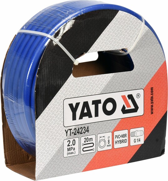 Шланг пневматический гибридный Yato 8.0 мм x 20 м (YT-24234) изображение 2