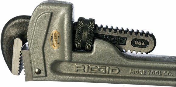 Алюминиевый прямой трубный ключ RIDGID ном. 810 (31090) изображение 2