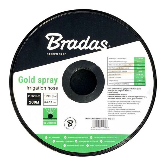 Стрічка зрошувальна BRADAS GOLD SPRAY 40 мм (DSTGS403030-102-200)