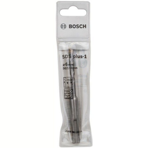 Бур Bosch по бетону SDS plus-1 6x50x110 мм (2608680262)