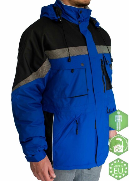 Куртка утеплена чоловіча мод.MILTON, вітро/водонепроникна, синього кольору, р.М ARDON 57244 изображение 6