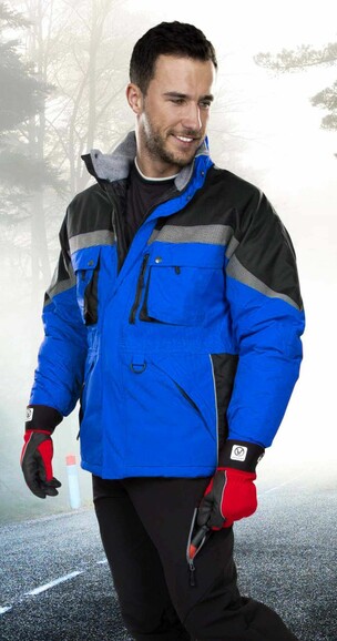 Куртка утеплена чоловіча мод.MILTON, вітро/водонепроникна, синього кольору, р.М ARDON 57244 изображение 5