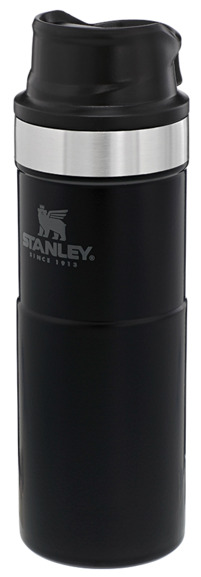 Термочашка Stanley Classic Trigger-action Matte Black 0.47 л (6939236348072) изображение 2