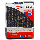 Набор сверел по металлу Wurth HSS, RED LINE, DIN338, 1,0-10,0 mm 6247001
