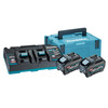 Makita XGT BL4050Fx2/DC40RB/MAKPAC (191U13-9)