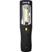 Фонарь аккумуляторный Li-Ion VOREL: светодиодный 3 Вт, 3.7 В с боковой подсветкой для мастерских VOREL 82719