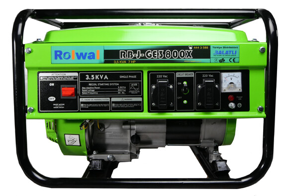 Бензиновый генератор Rolwal RB-J-GE3800X изображение 9