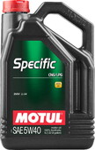 Моторное масло MOTUL Specific CNG/LPG, 5W40 5 л (101719)