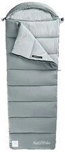 Спальный мешок Naturehike M400 NH20MSD02, левый (серый) (6927595702390)