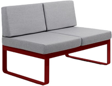 Двухместный диван OXA desire, центральный модуль, красный рубин (40030007_14_55)